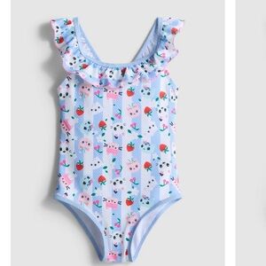 Little Girls Gabby's Doll House Swim Suit Sz 5/6 NEW